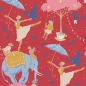 Preview: Tilda Patchwork Stoff Baumwolle - Jubilee - Circus Life Jubilee Red